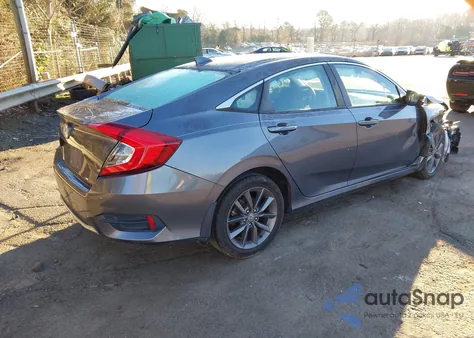 2019 Honda Civic Ex z USA, uszkodzony, nr VIN 19XFC1F39KE018242